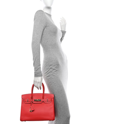 Hermes Epsom Candy Birkin 30 Rose Jaipur Gold 2 of 11