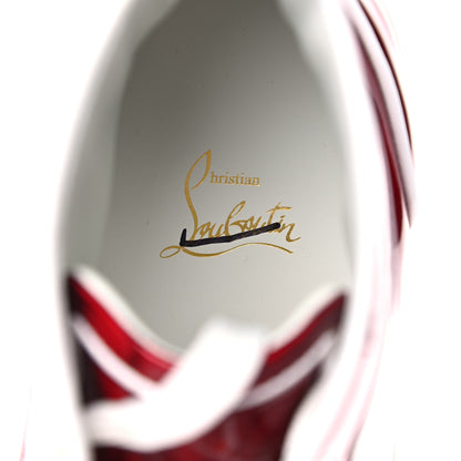 Christian Louboutin Patent Mens Louis Orlato Flat Sneakers 42 Red 7 of 12