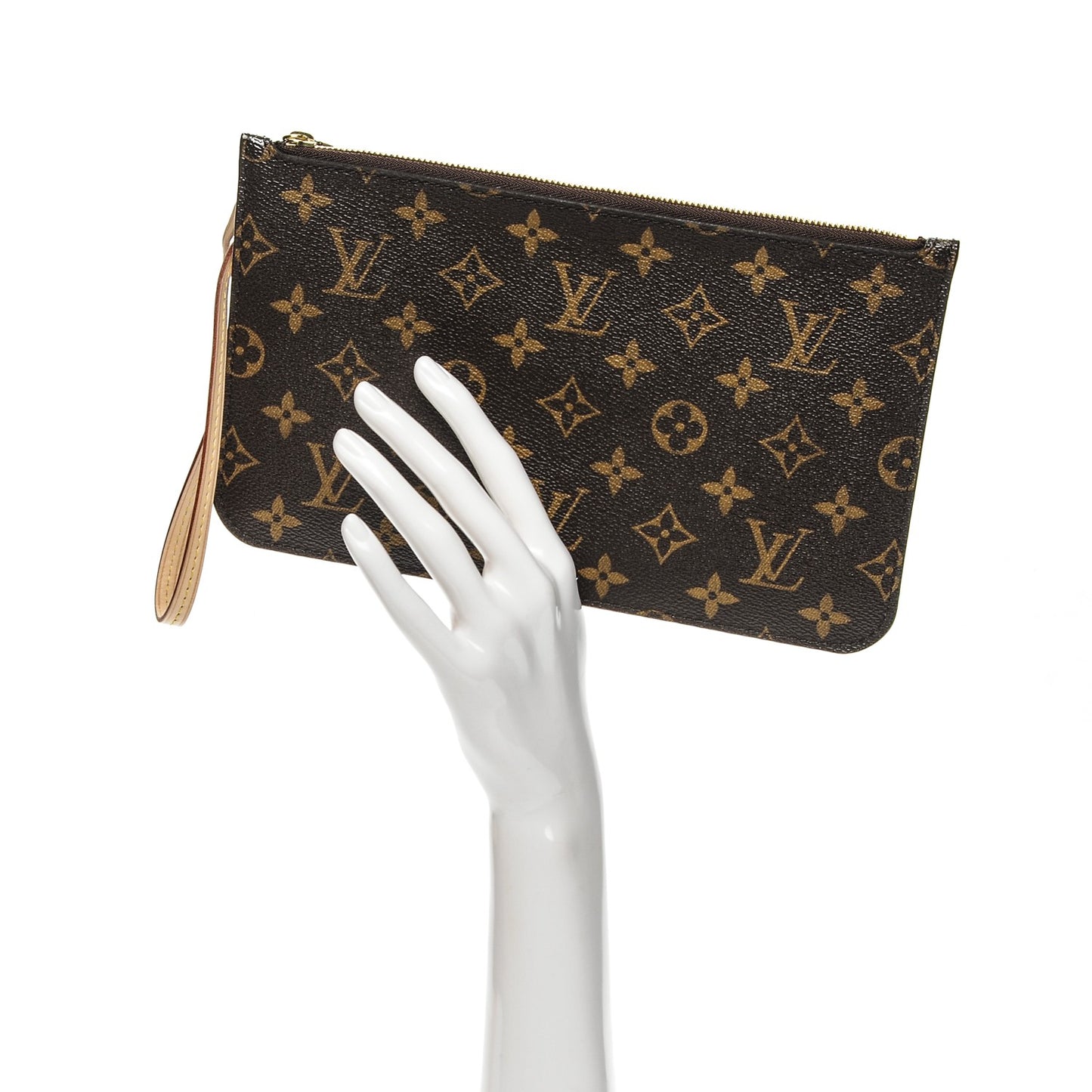 Monogram Neverfull MM GM Pochette Fuchsia