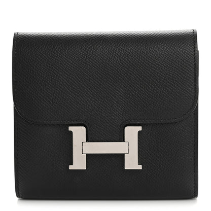 Hermes Epsom Constance Short Wallet Black 2 of 18