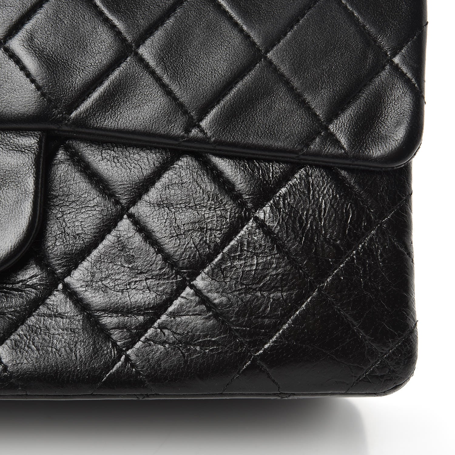 Chanel Lambskin Quilted Medium Double Flap Black 16 of 16