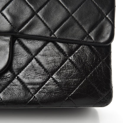 Chanel Lambskin Quilted Medium Double Flap Black 16 of 16