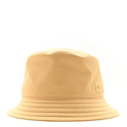 Hermes Cotton Fred H Cut Bucket Hat 60 Banane Jaune Poussin 3 of 8