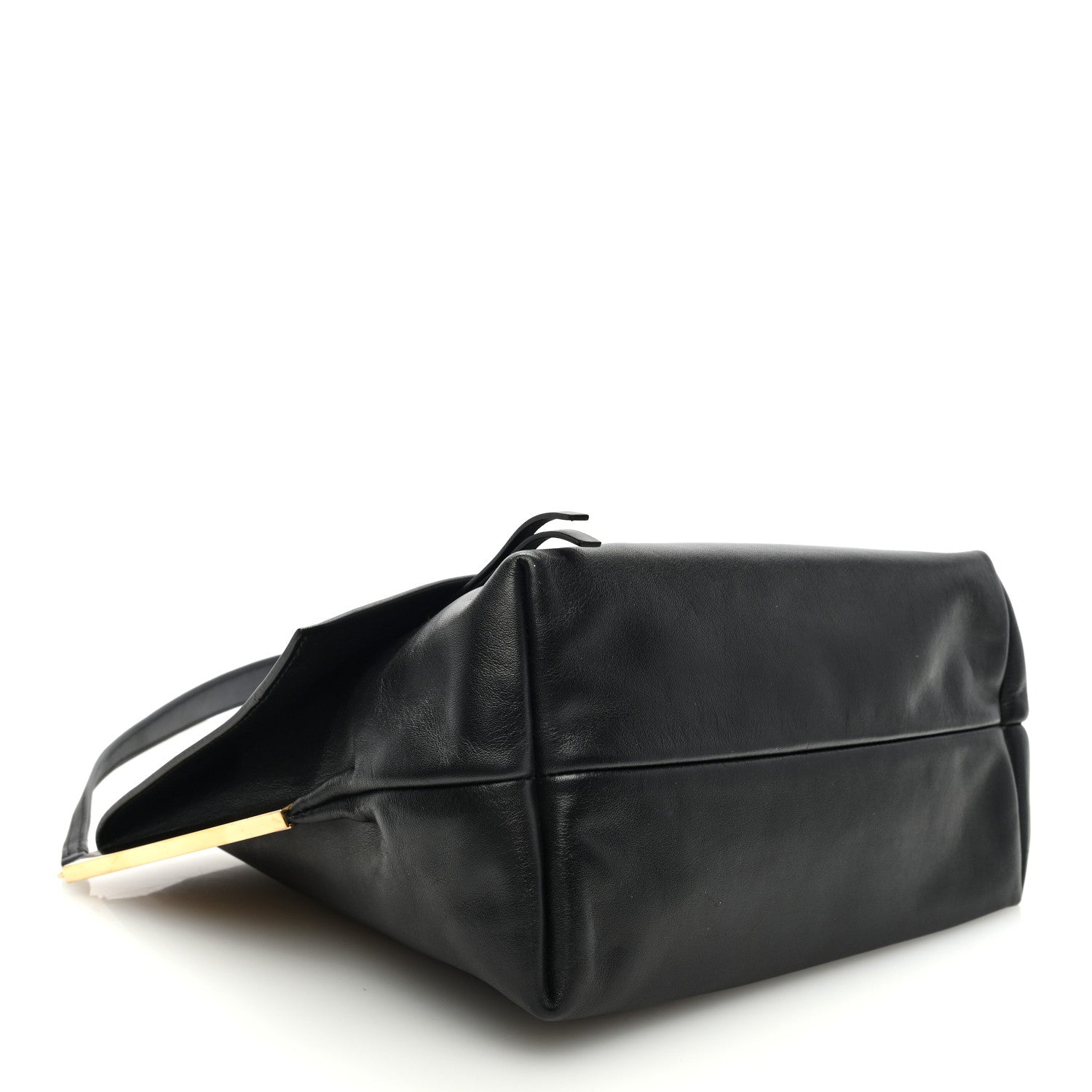 Celine Smooth Calfskin Flap Clasp Bag Black 4 of 9