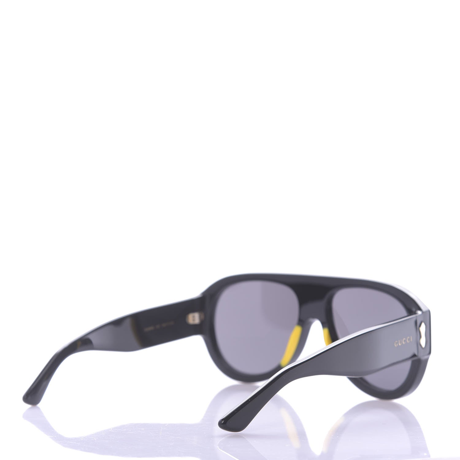 Gucci Acetate Aviator Sunglasses GG0668S Black 4 of 7