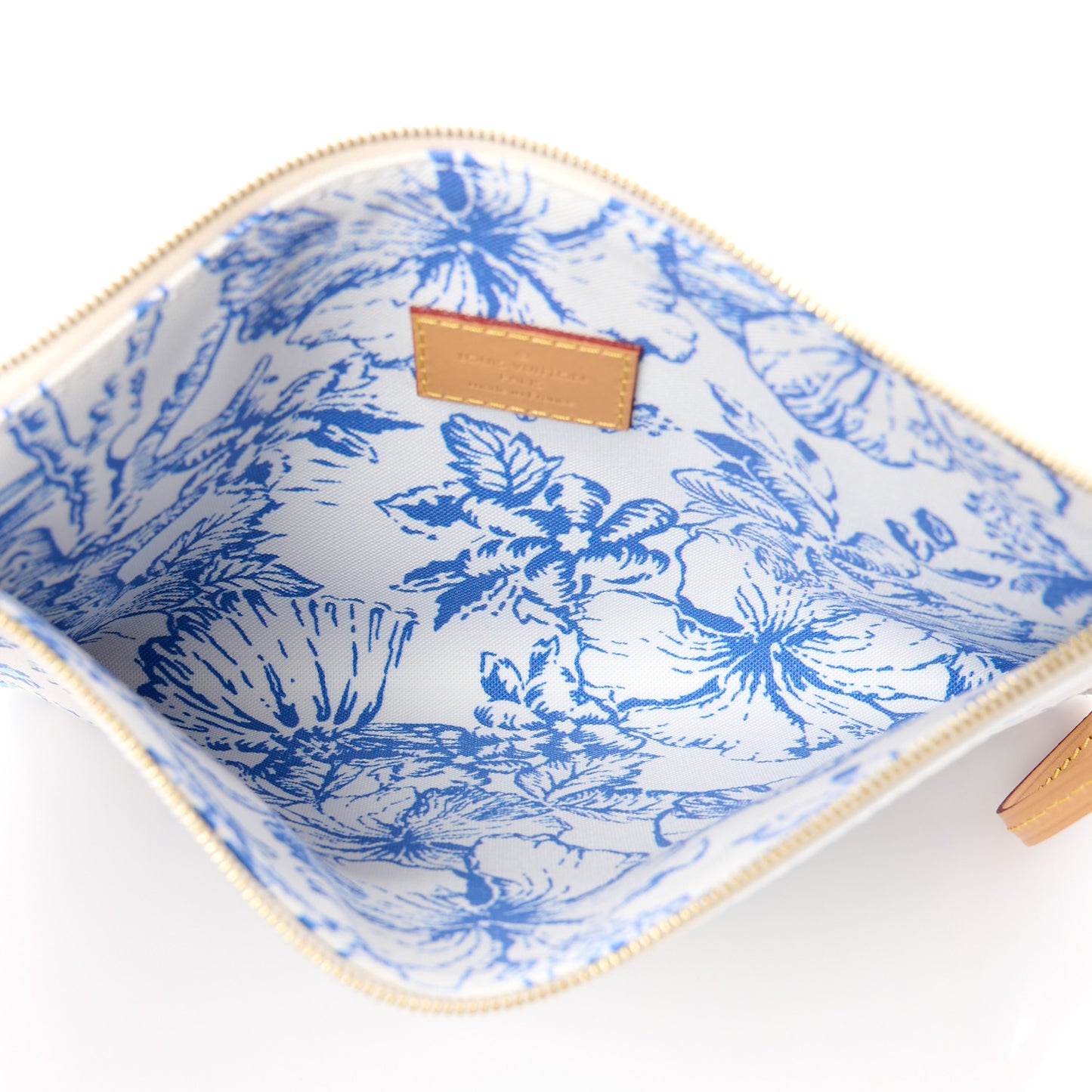 Monogram Tiles By The Pool Neverfull MM Pochette Lagoon Blue