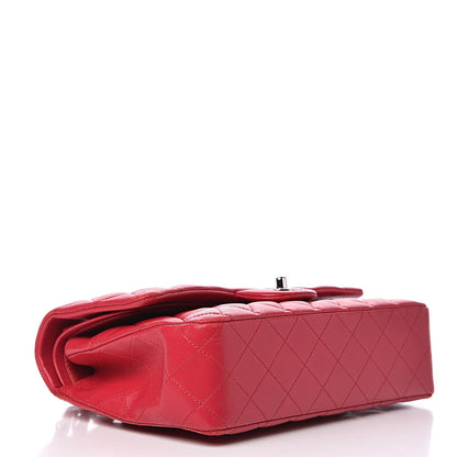 Chanel Lambskin Quilted Medium Double Flap Dark Pink 4 of 17
