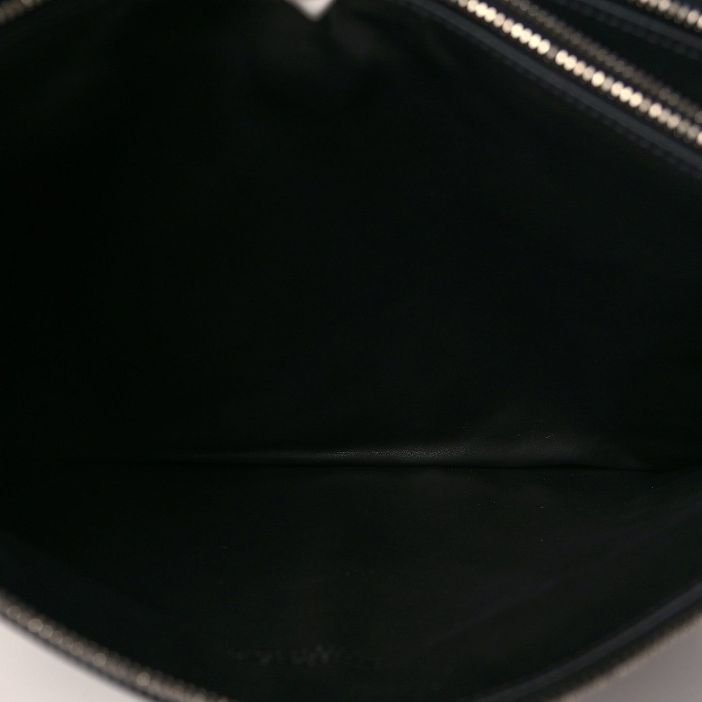 Nappa Intrecciato Triple Zip Messenger Bag Black