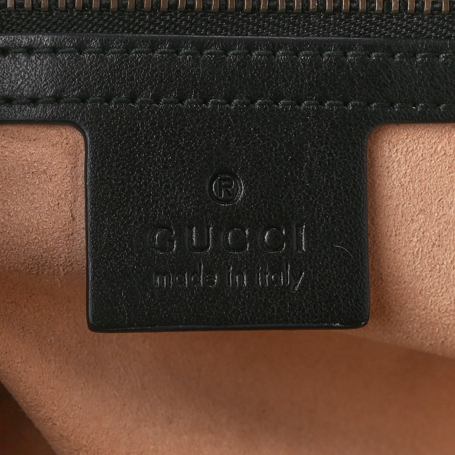 Gucci Calfskin Matelasse Sylvie Web Small GG Marmont Top Handle Shoulder Bag Black 6 of 12