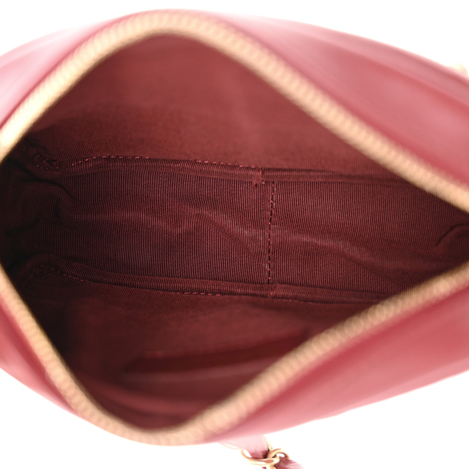 Chanel Lambskin Quilted Small Buckle Camera Case Bag Burgundy 5 of 10