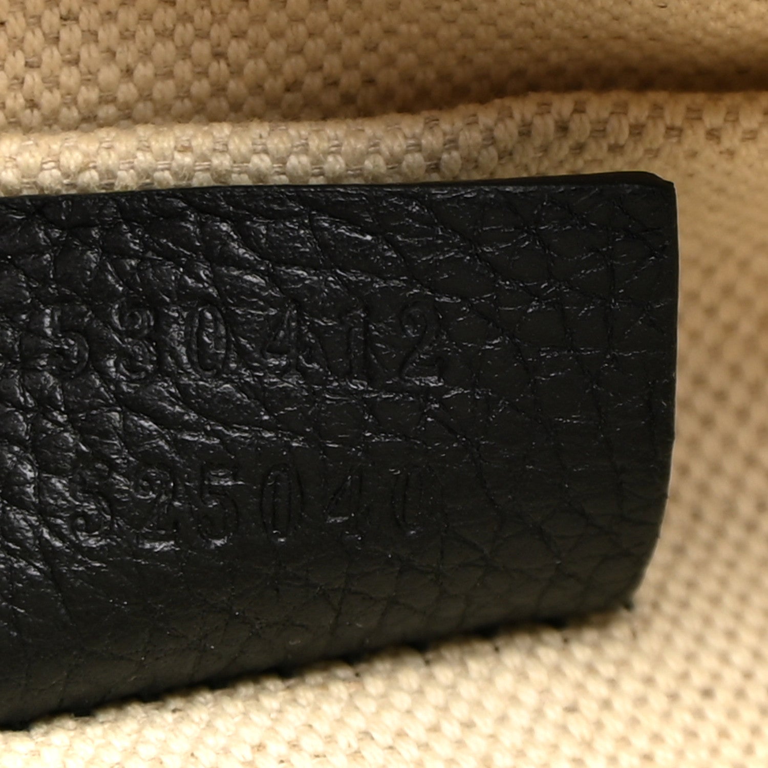 Gucci Grained Calfskin Logo Belt Bag Black 6 of 9