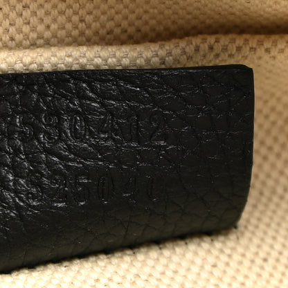 Gucci Grained Calfskin Logo Belt Bag Black 6 of 9
