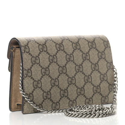 Gucci GG Supreme Monogram Super Mini Dionysus Shoulder Bag Taupe 3 of 7