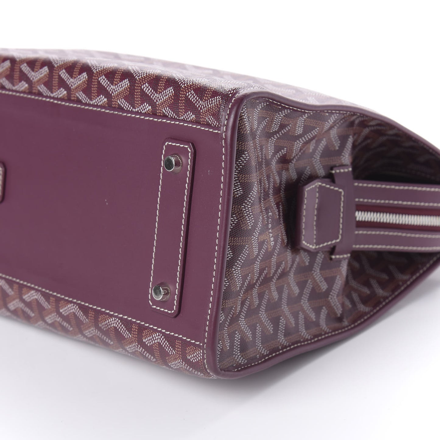 Goyardine Marquises Tote Burgundy