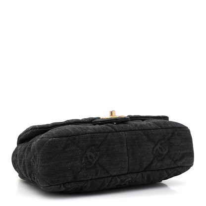 Chanel Denim Quilted Medium Funky Town Flap Black 4 of 9