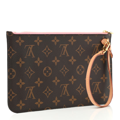 Louis Vuitton Monogram Neverfull MM GM Pochette Rose Ballerine 3 of 7