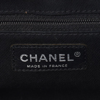 Chanel Metallic Caviar Half Moon Large Flap Bronze 6 of 9