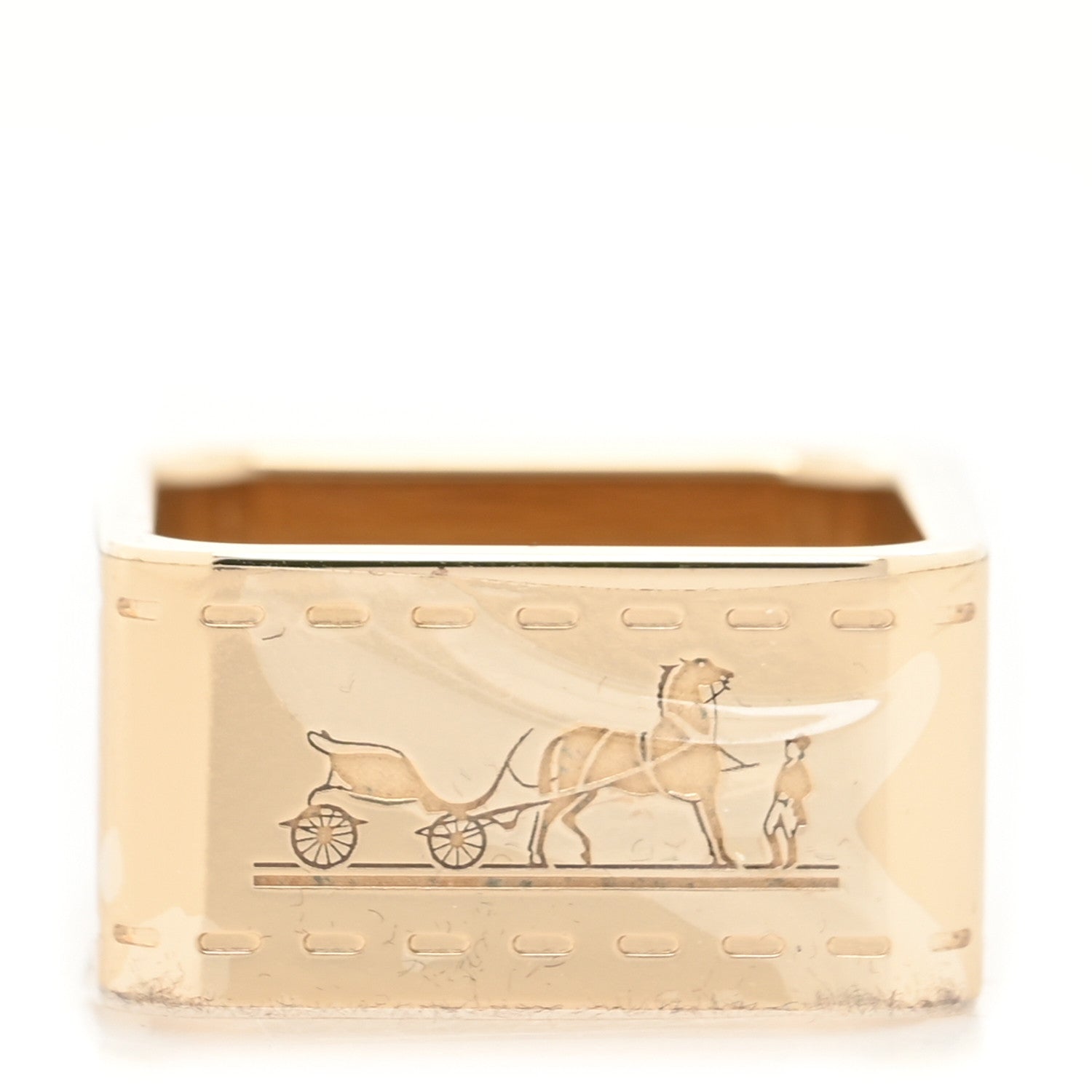 Hermes Permabrass Bolduc Scarf Ring 1 of 3