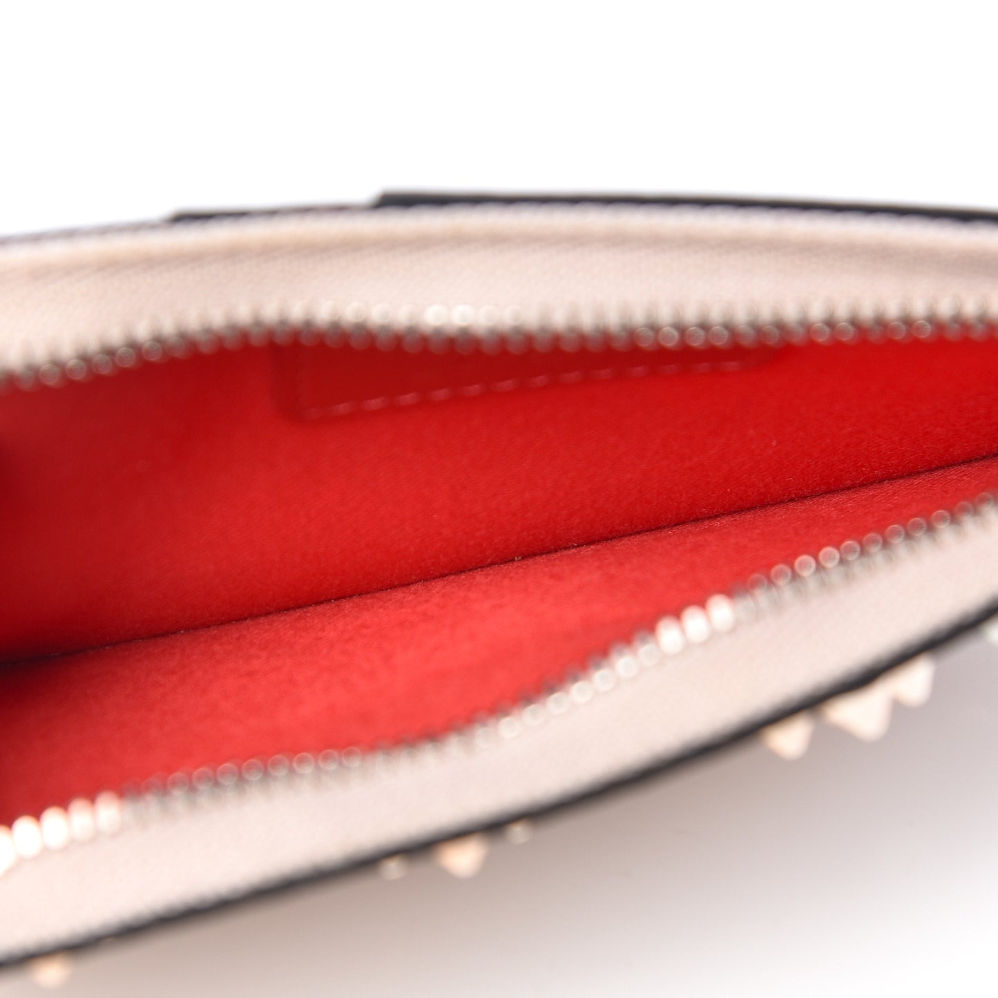 Calfskin Loubinthesky Panettone Zip Card Holder Ballerina