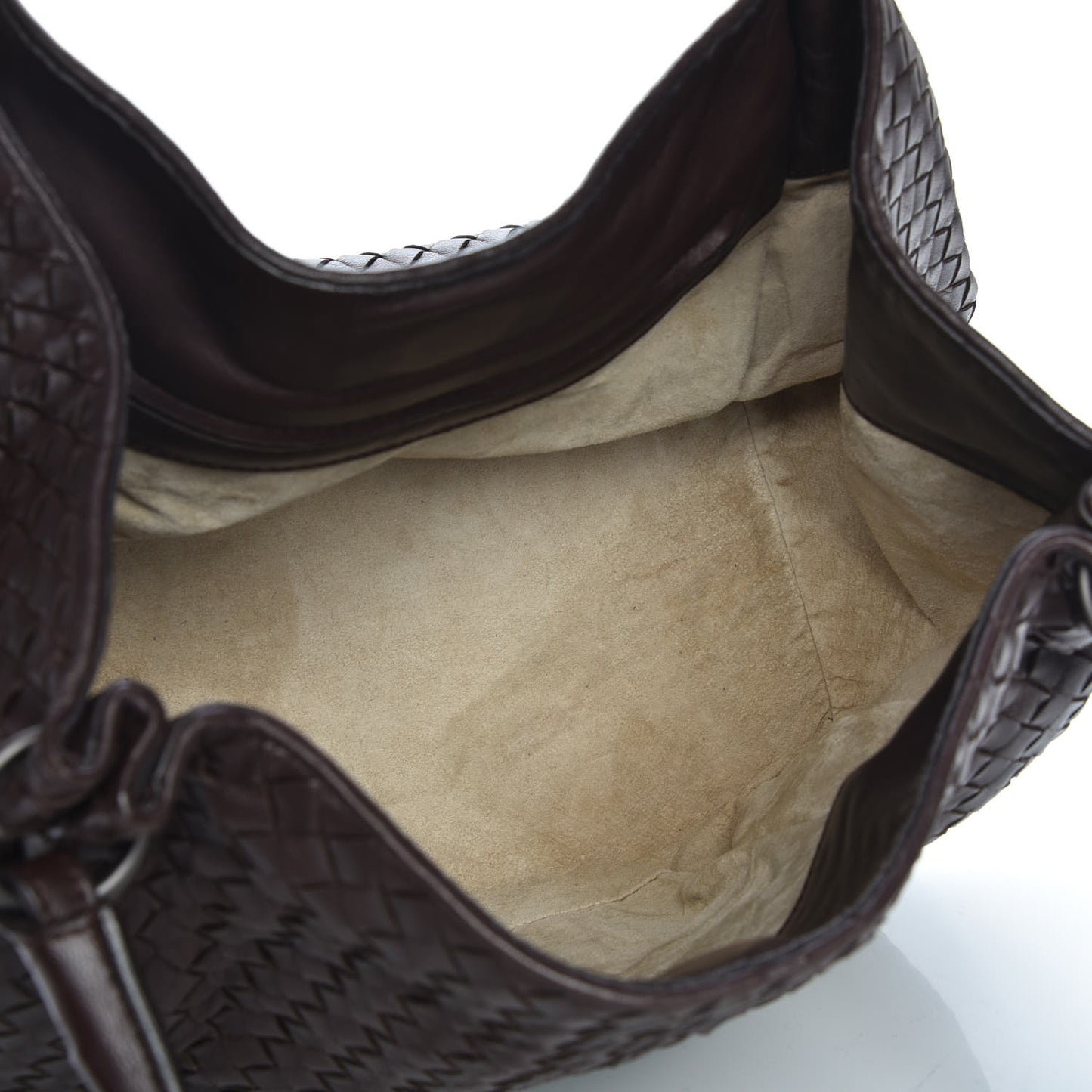 Nappa Intrecciato Parachute Bag Ebano