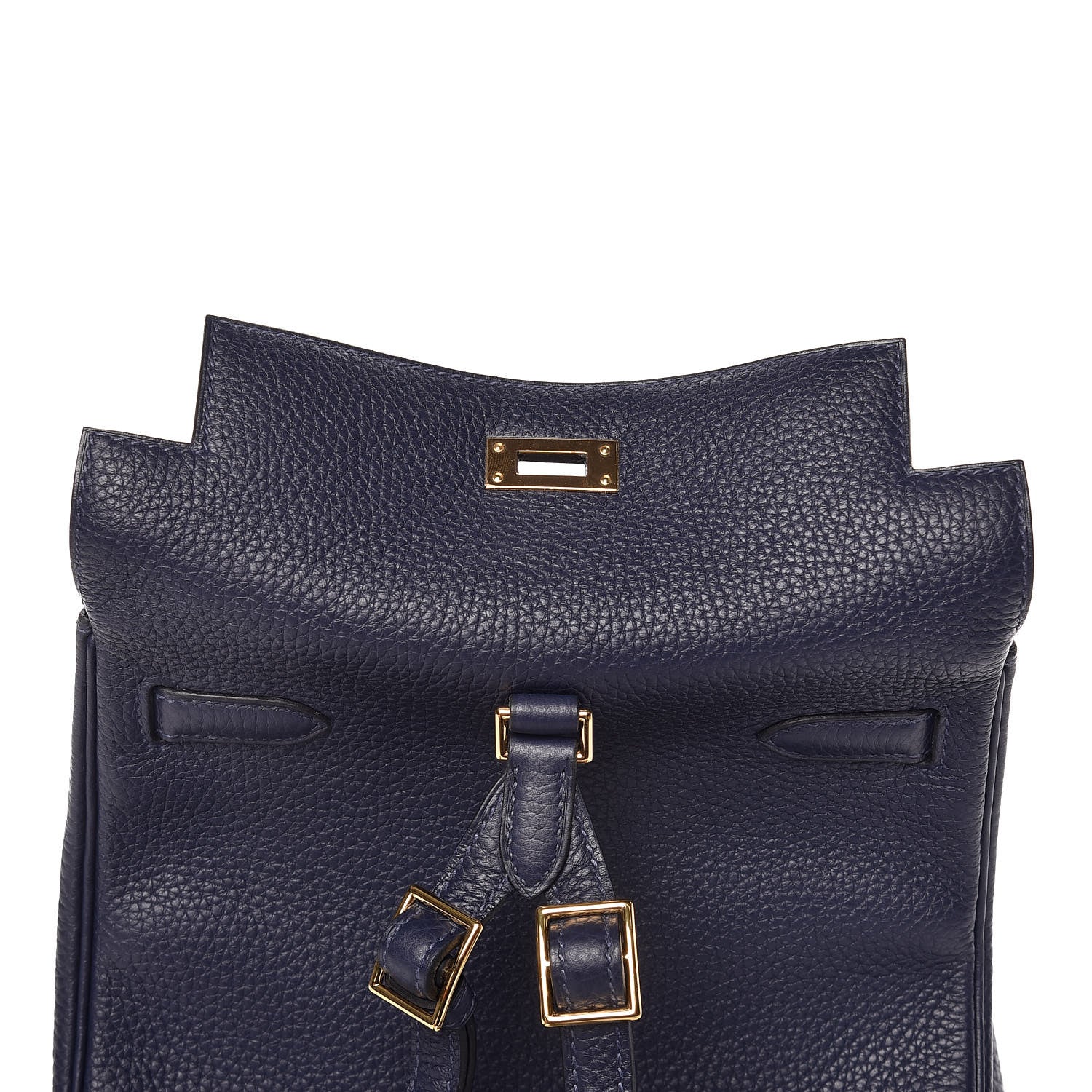 Hermes Togo Kelly Ado Backpack Bleu Nuit 14 of 32