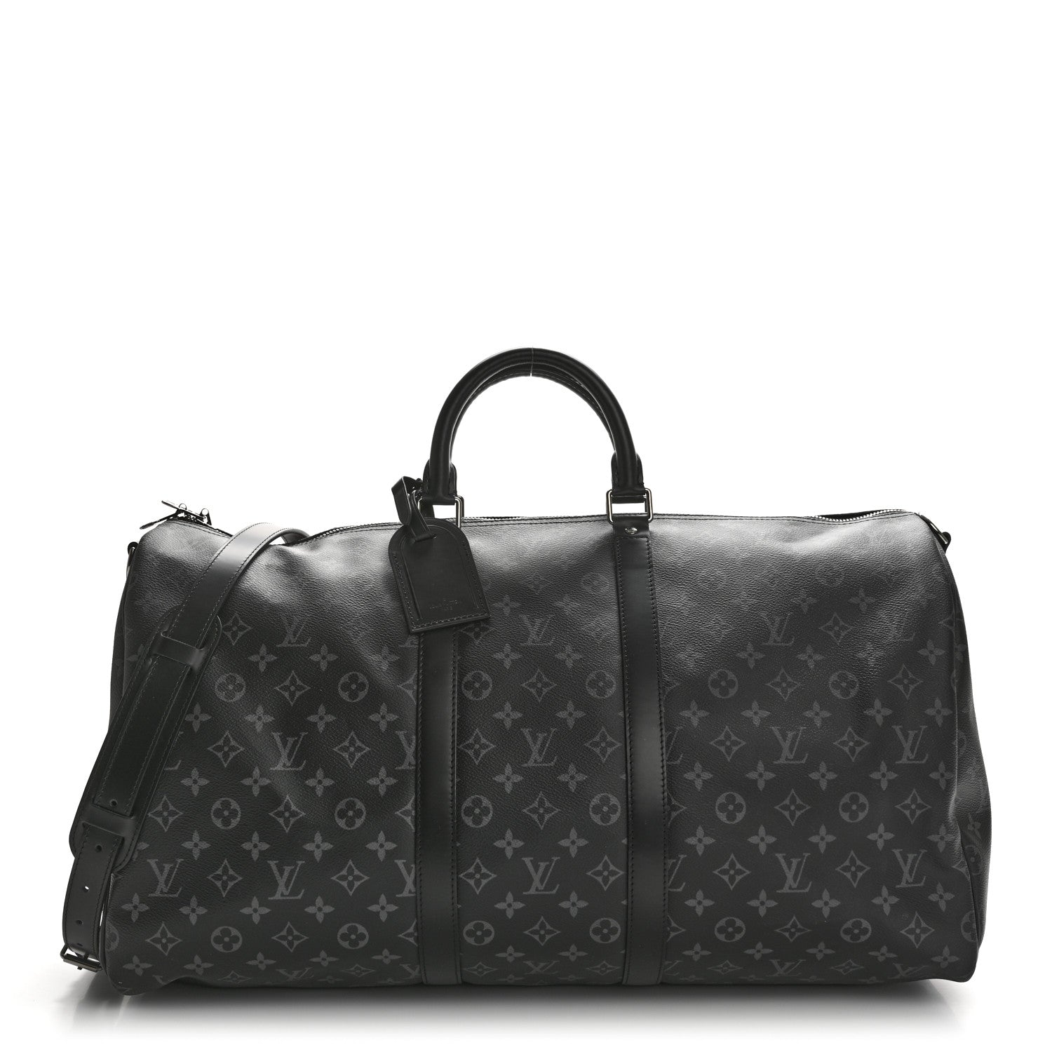 Louis Vuitton Monogram Eclipse Keepall Bandouliere 55 1 of 11