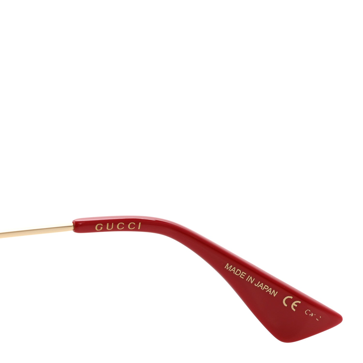Gucci Metal Round Frame Sunglasses GG0061S Green Red Tortoise 5 of 8