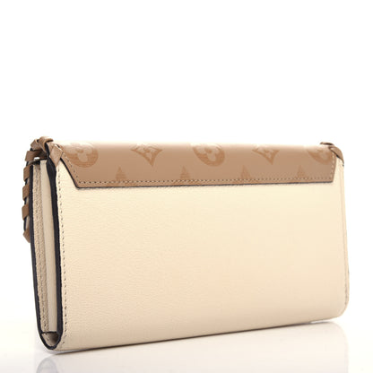 Louis Vuitton Monogram Cuir Plume Very Wallet Sesame Creme 3 of 7