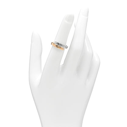 Chanel 18K White Beige Gold Diamond Coco Crush Toi et Moi Ring 50 5.25 2 of 4