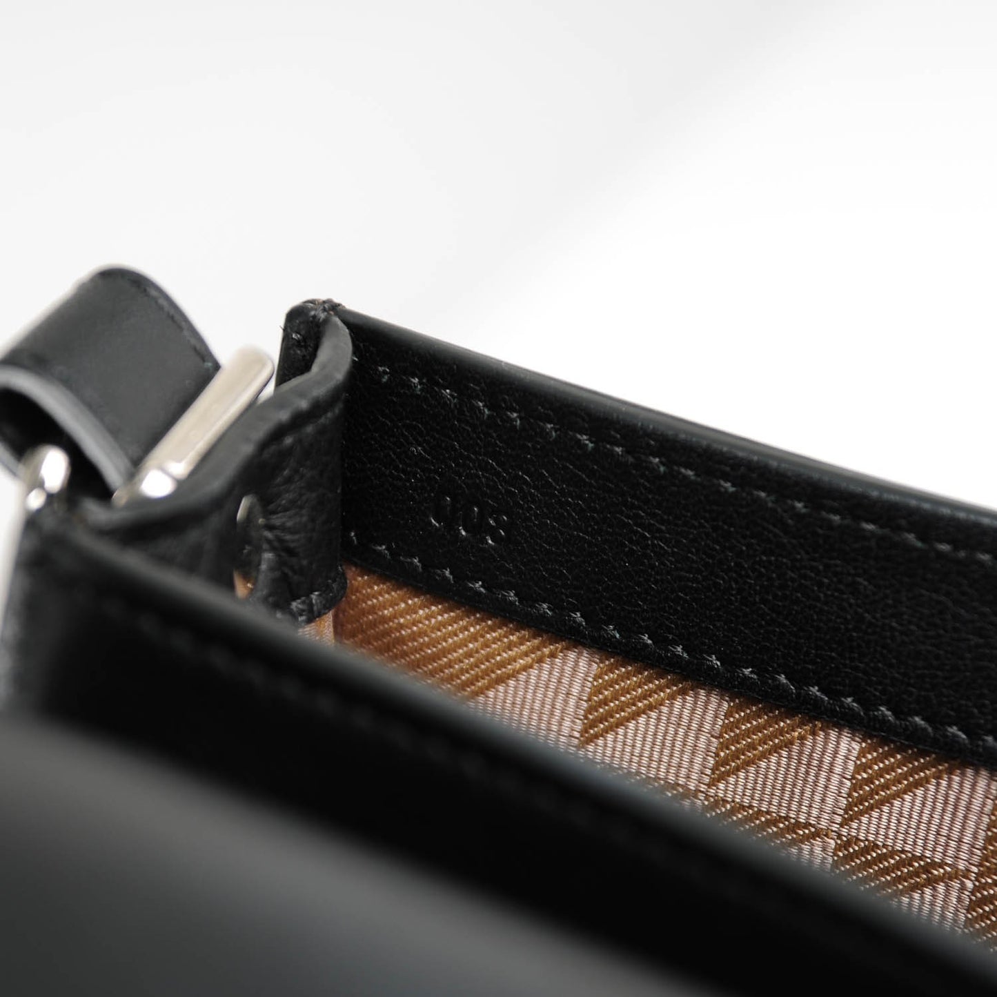 Calfskin Mini PS11 Classic Shoulder Bag Black