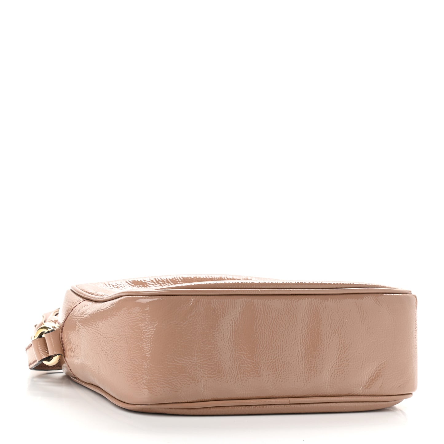 Vernice Naplack Small Soho Disco Bag Dark Cipria