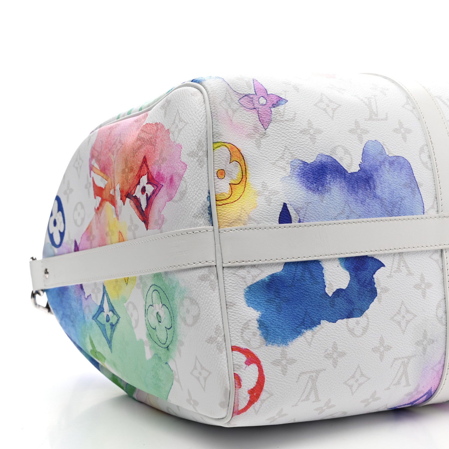 Louis Vuitton Monogram Watercolor Keepall Bandouliere 50 Multicolor 9 of 12