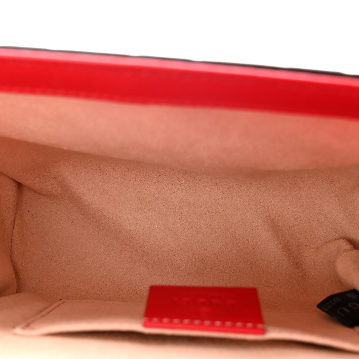 Guccissima Small Padlock Shoulder Bag Hibiscus Red