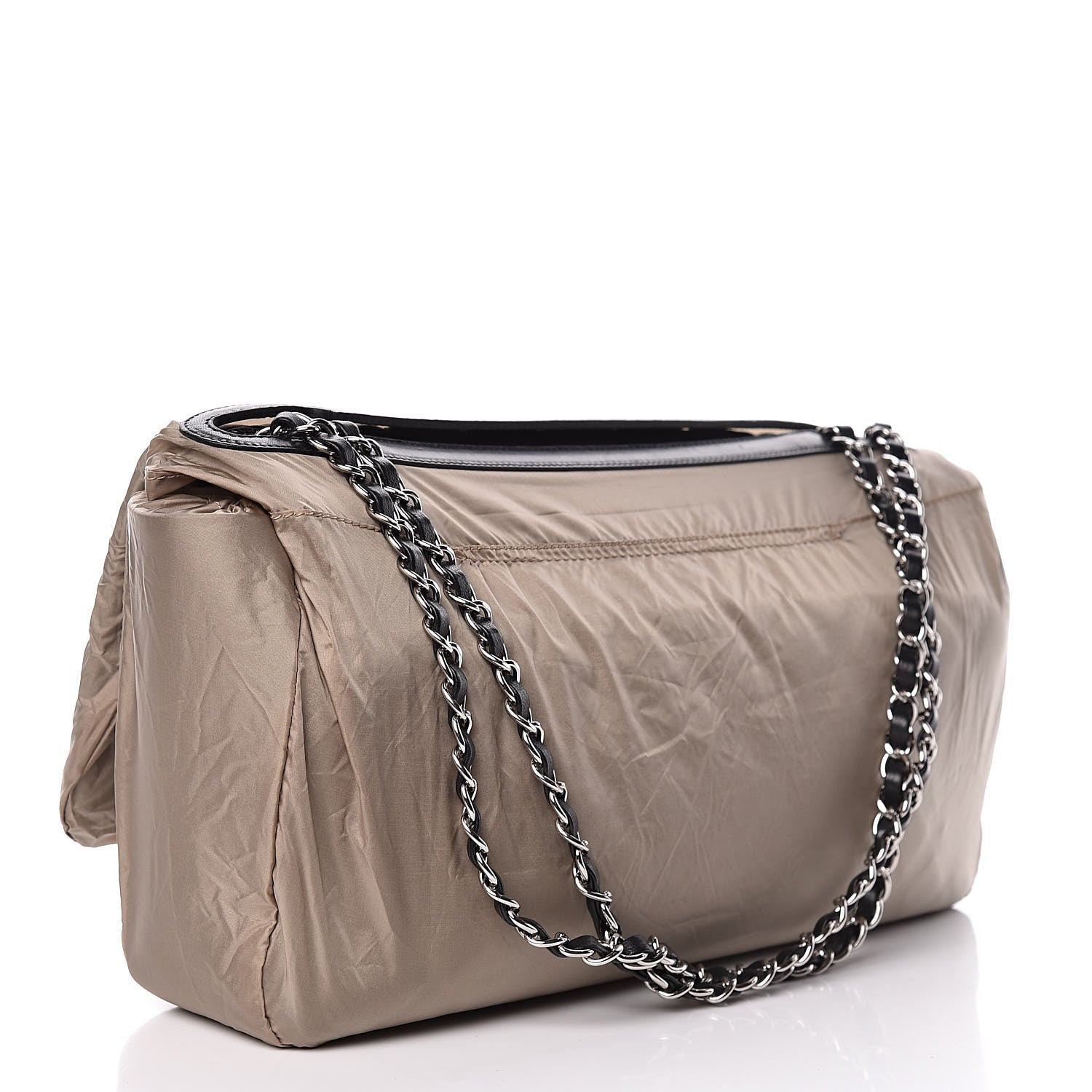 Chanel Lambskin Quilted Jumbo Coco Rain Flap Black 7 of 15