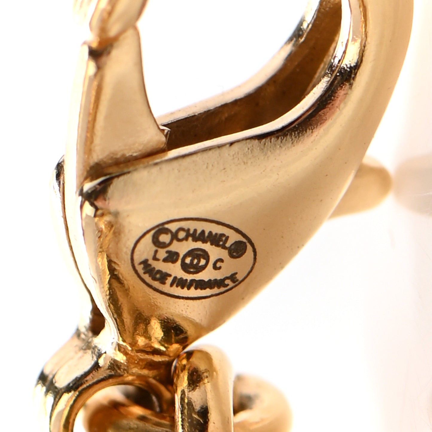 Pearl CC Bracelet Gold