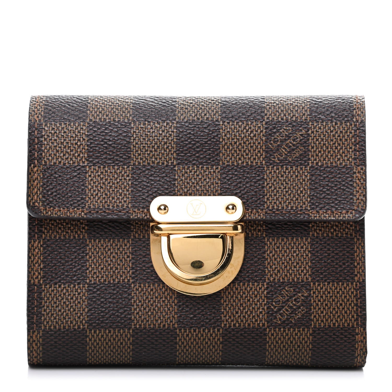 Louis Vuitton Damier Ebene Koala Compact Wallet 1 of 9