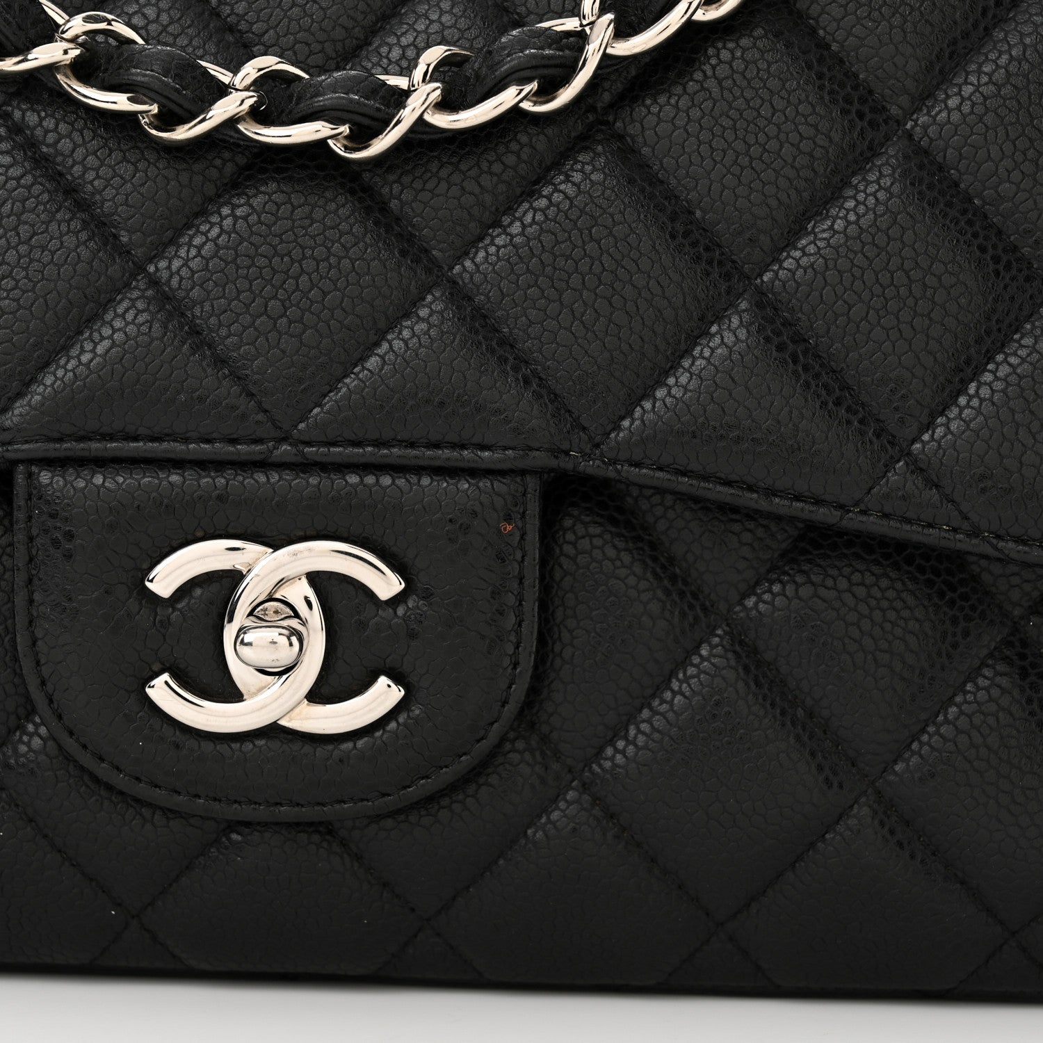 Chanel Caviar Quilted Jumbo Single Flap  Black 13 of 13