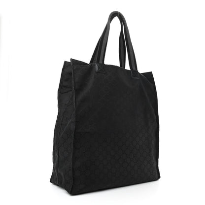 Gucci Nylon Monogram Vertical Tote Black 3 of 10