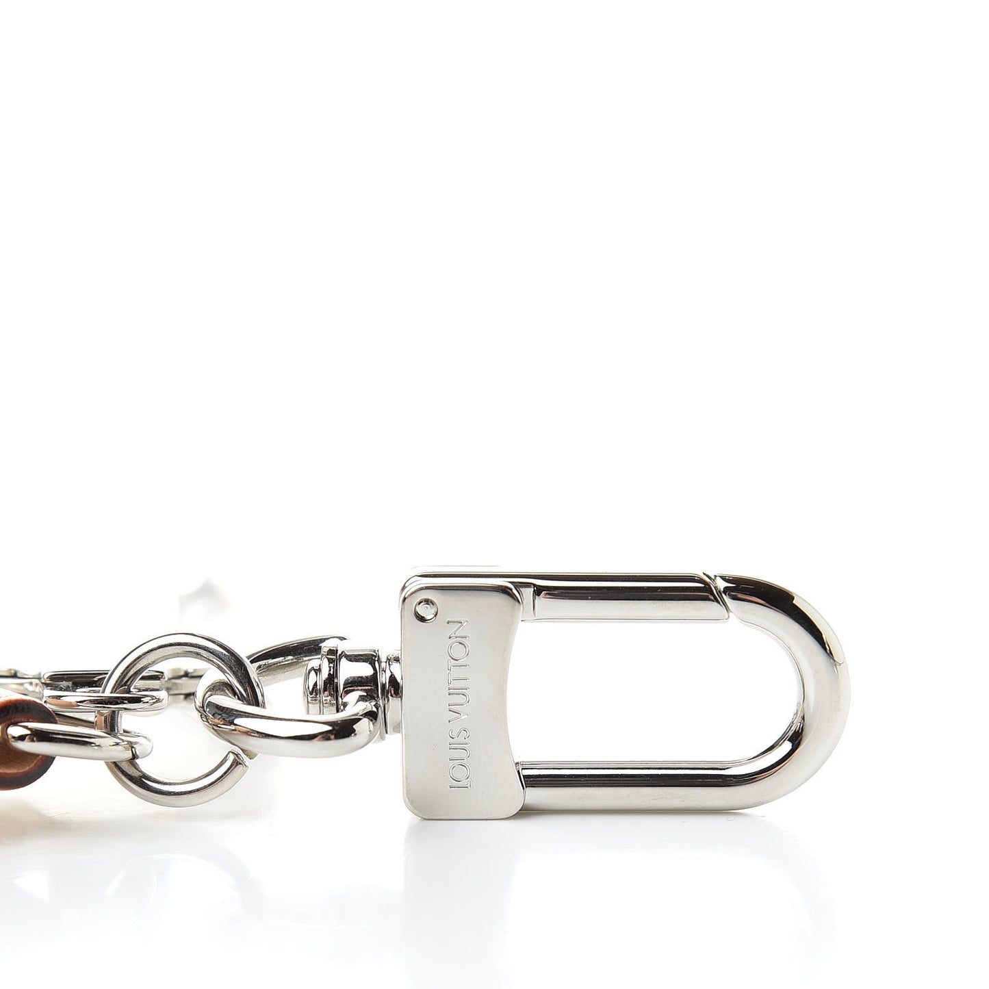 Metal Luggage Tag Key Holder Silver