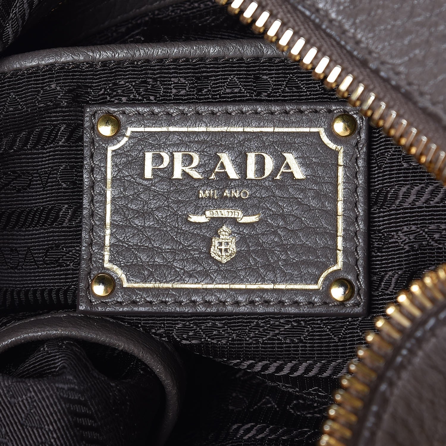 Prada Cervo Antik Zip Hobo Argilla 6 of 7