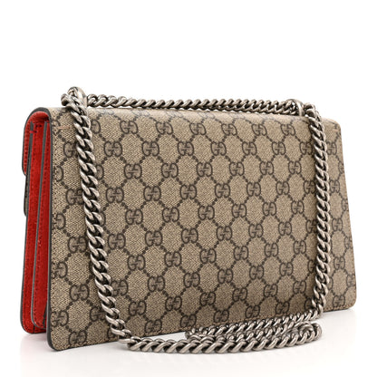 Gucci GG Supreme Monogram Small Dionysus Shoulder Bag Red 3 of 15
