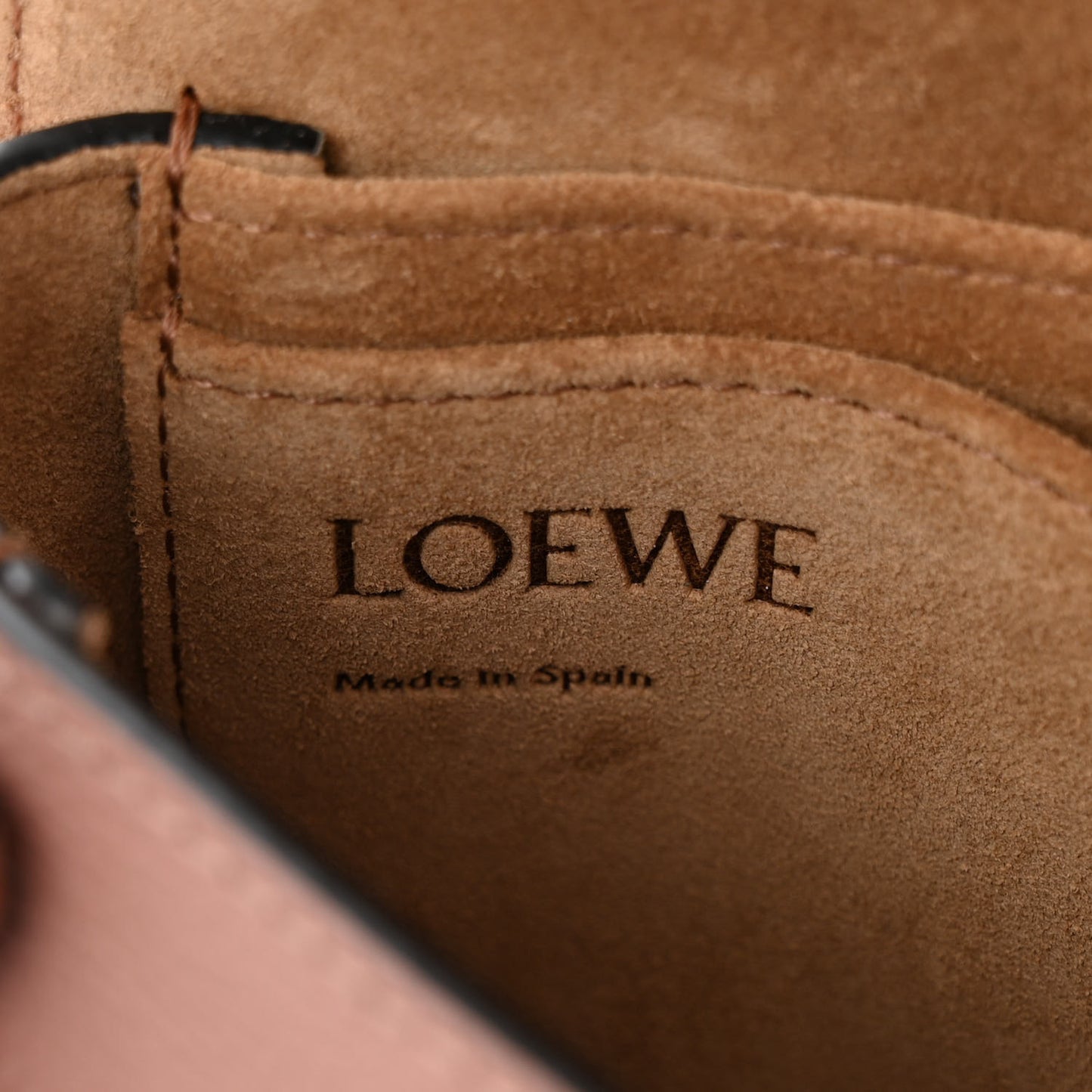 Grained Calfskin Mini Gate Crossbody Bag Dark Blush