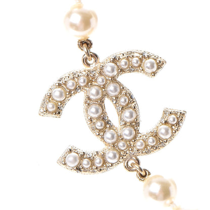 Chanel Graduated Pearl CC Short Necklace Gold 4 of 7
