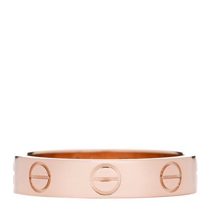 Cartier 18K Pink Gold 3.5mm LOVE Wedding Band Ring 48 4.5 1 of 5