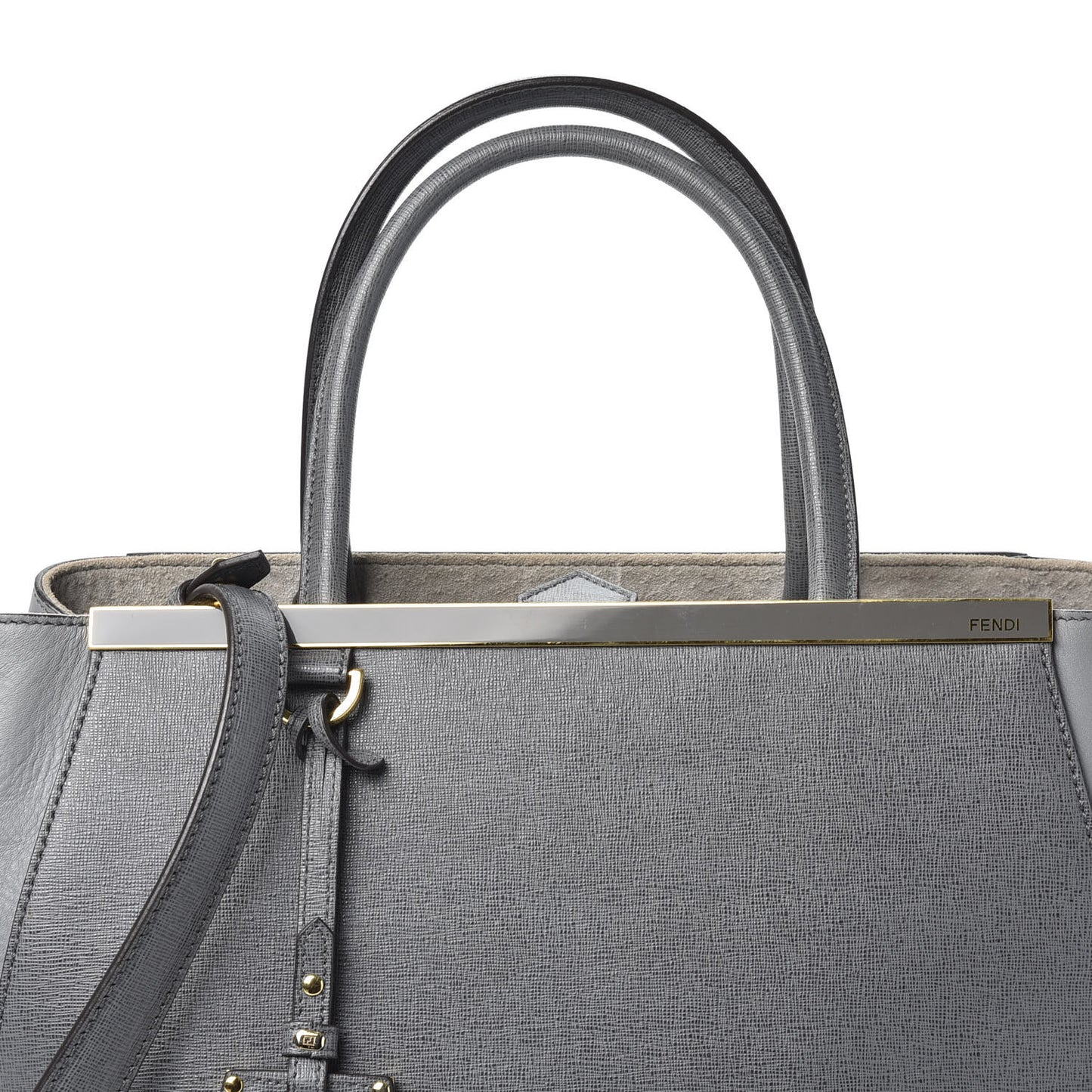 Vitello Elite Flamingo Regular 2Jours Tote Grigio Grigio Chiaro