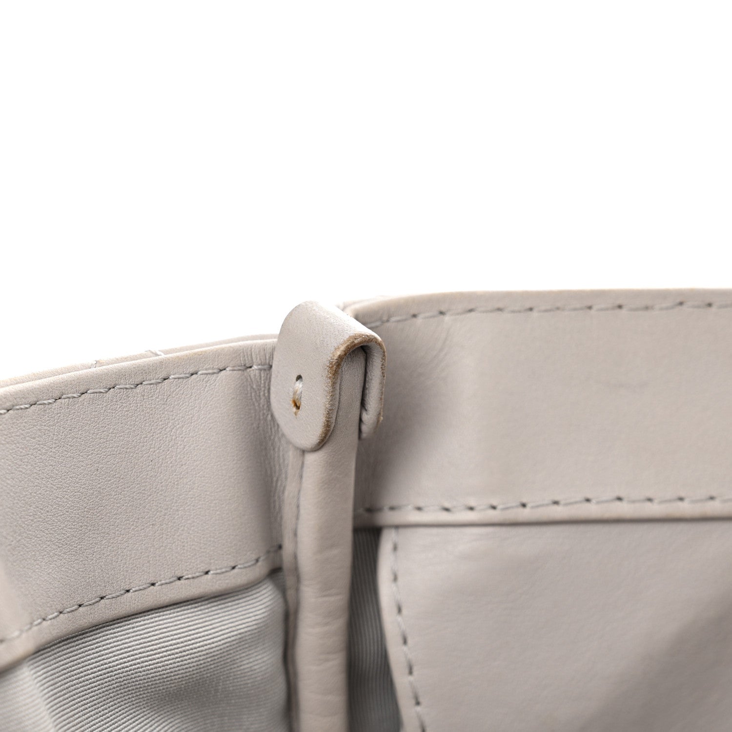Chanel Calfskin Quilted Ultra Pocket Shopping Tote Grey 16 of 16