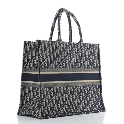 Christian Dior Oblique Book Tote Blue Multicolor 3 of 10