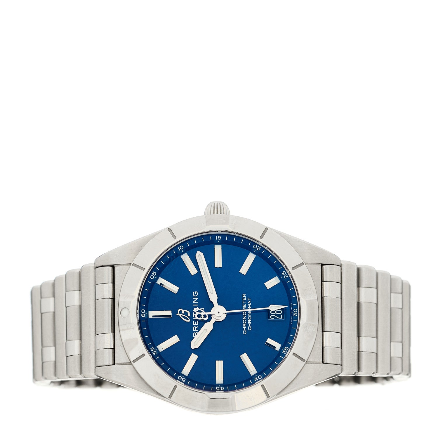 Breitling Stainless Steel 32mm Chronomat Quartz Watch Blue A77310101C1A1 2 of 5