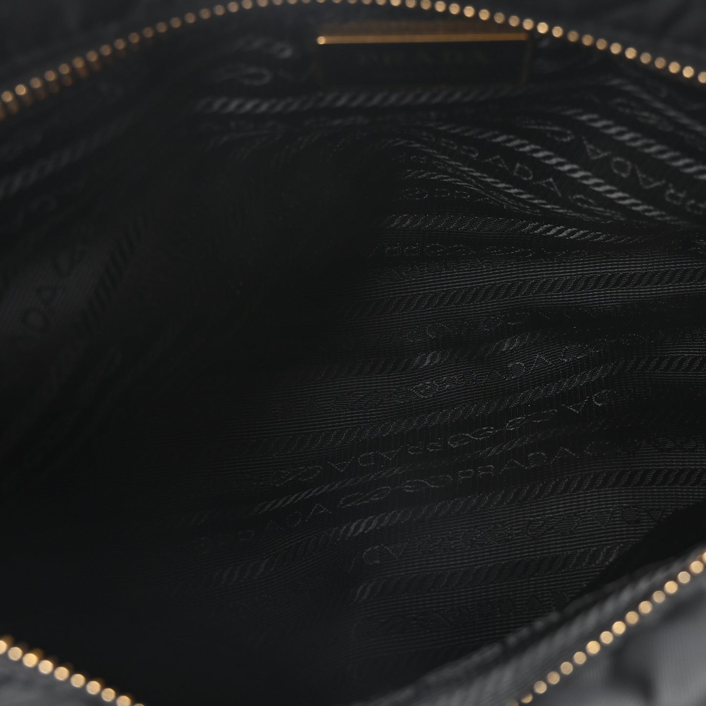 Re-Nylon Impuntu Quilted Re-Edition 1995 Chaine Small Tote Bag Black