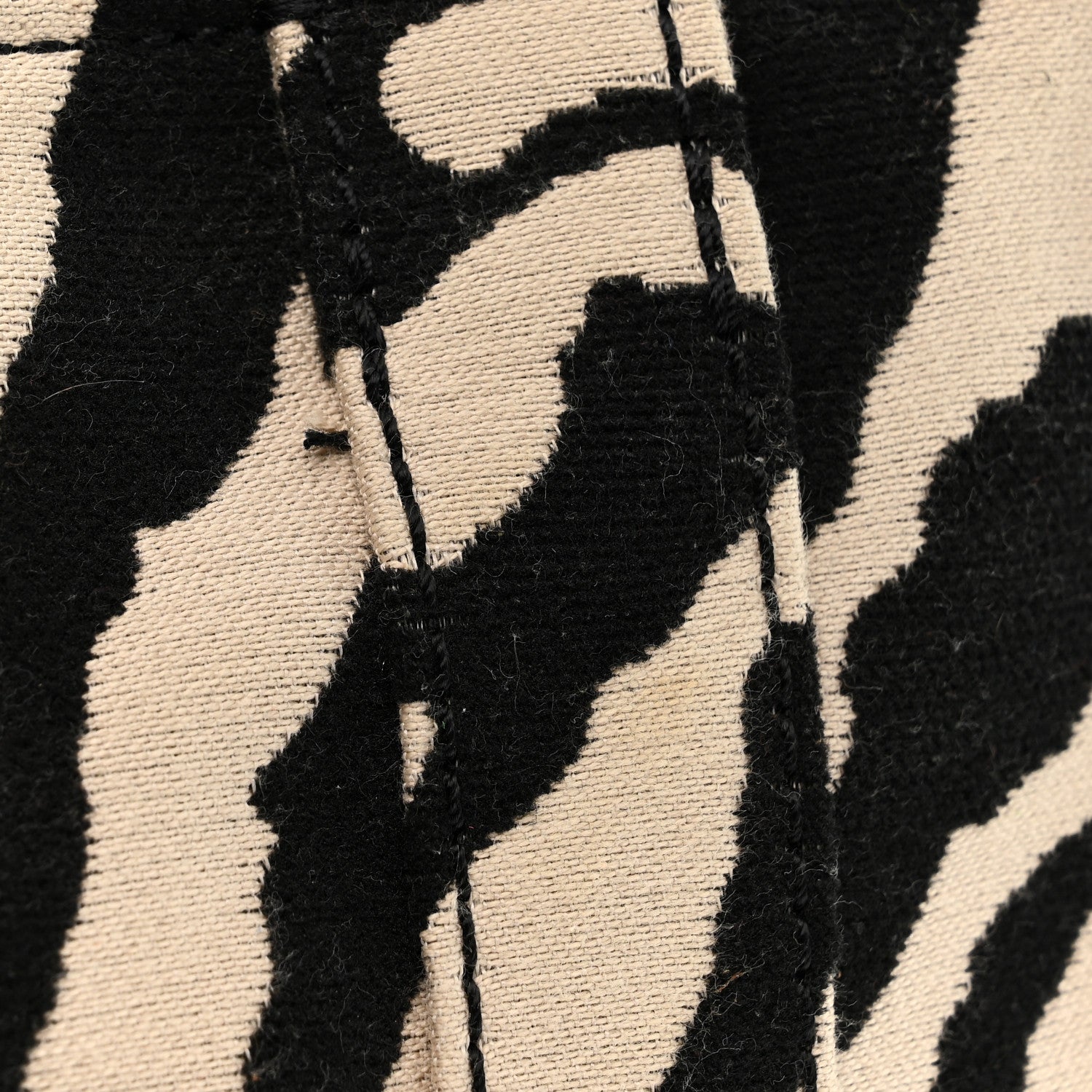 Marc Jacobs Cotton Canvas Zebra Tiger Print Mini The Traveler Tote Bag 14 of 16